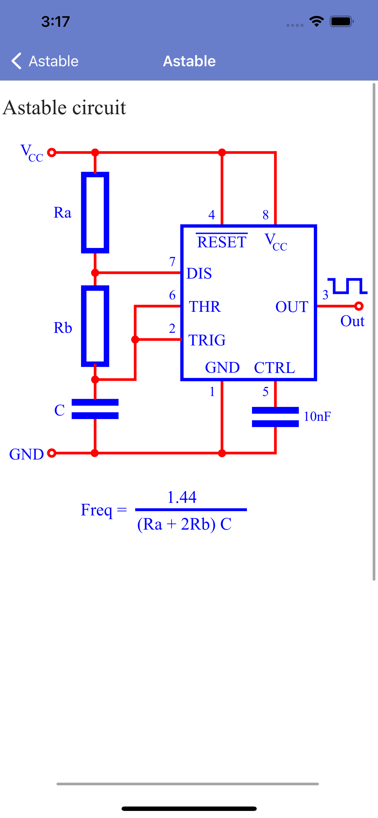 Timer 555 Calculator