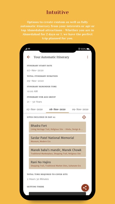 Ahmedabad Heritage App Screenshot