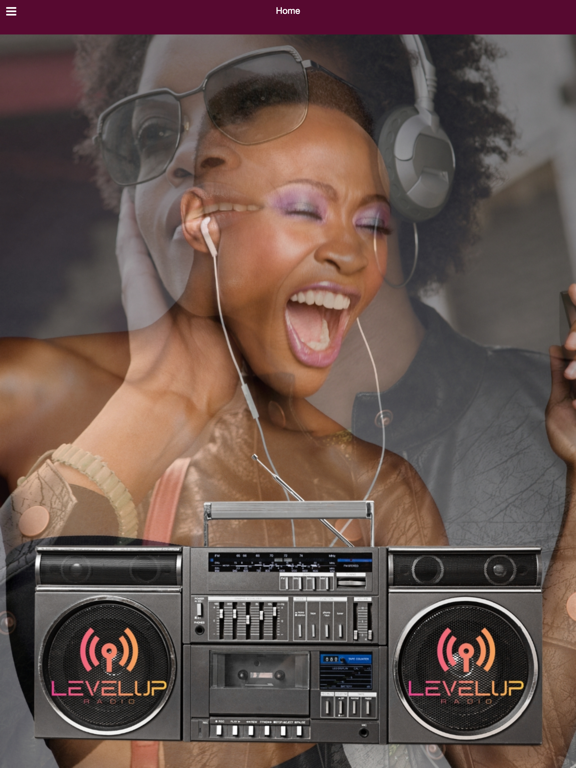 Level Up Radio iPad screenshot 1 - Music app
