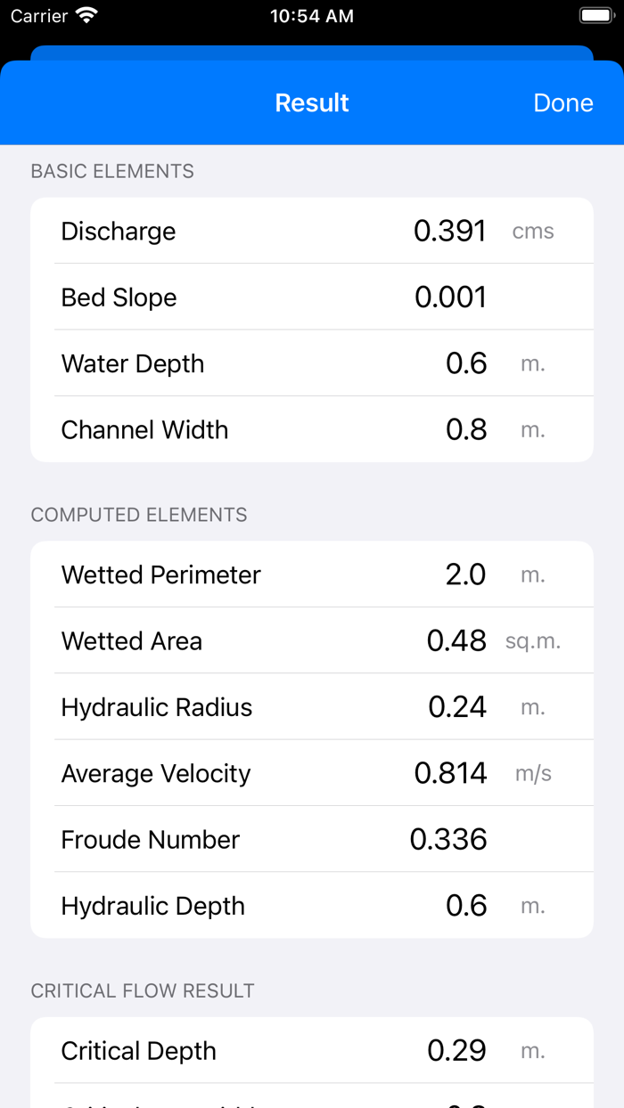 Open Channel Flow Lite