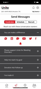 Unite for Bleeding Disorders screenshot #3 for iPhone