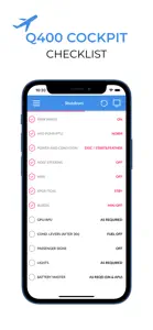 Q400 Cockpit Checklist screenshot #1 for iPhone