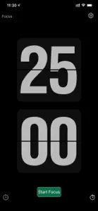 Focus timer - time keeper screenshot #1 for iPhone