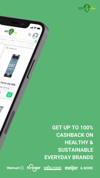 GreenJinn Cashback App Screenshot