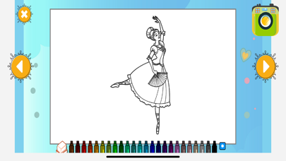 Princess Coloring Book Fun App Screenshot