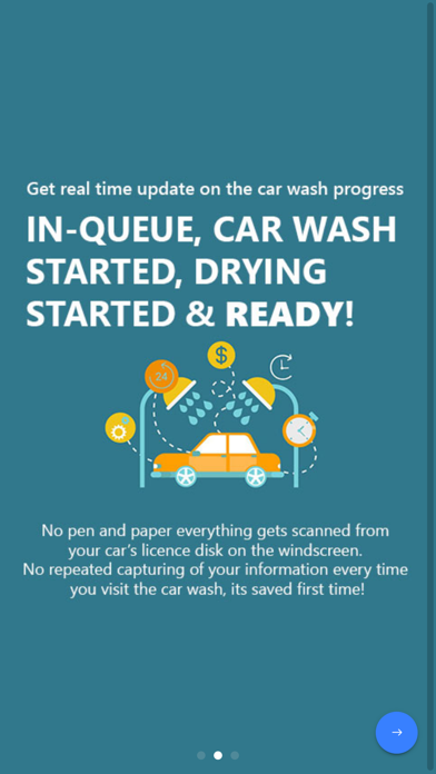 Autoclick Carwash App Screenshot