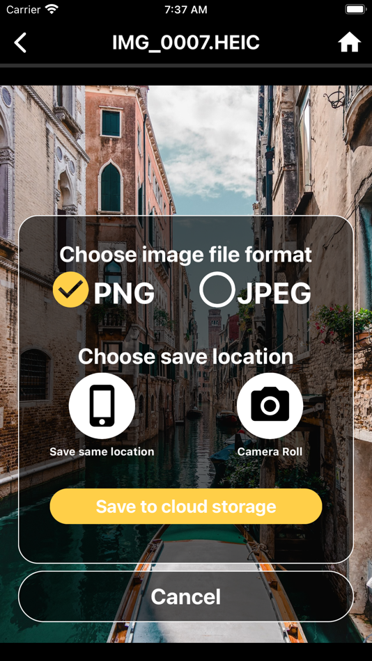 #3. Image-Format Converter (iOS) Podle: Kei Suefuji