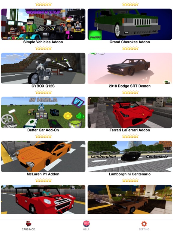 Cars Mod For Minecraft PEのおすすめ画像3