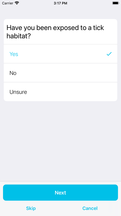 Lyme Symptom Tracker Screenshot