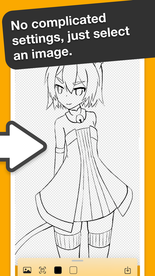 #2. SengaChan - Sketch Extractor (iOS) 由: MoriRanMaru