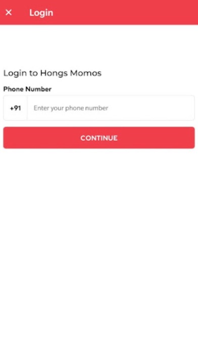 Hong's Momos Order Online Screenshot
