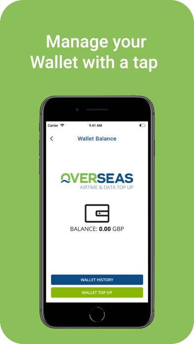 Overseas Top Up Screenshot