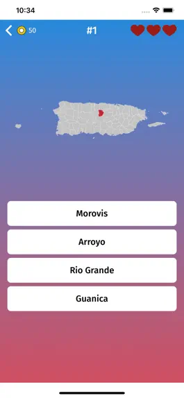 Game screenshot Puerto Rico: Regions Map Quiz apk