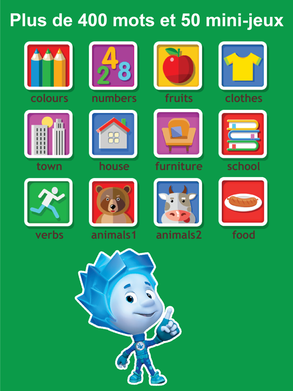 Screenshot #4 pour Anglais pour enfant. Fixies