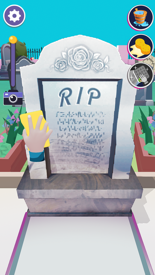 #3. Gravestone Wash 3D (iOS) Podle: Seher Anwar