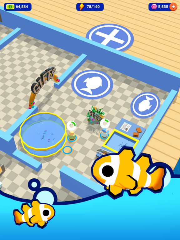 Screenshot #4 pour Idle Aquarium: Zoo Aquatique