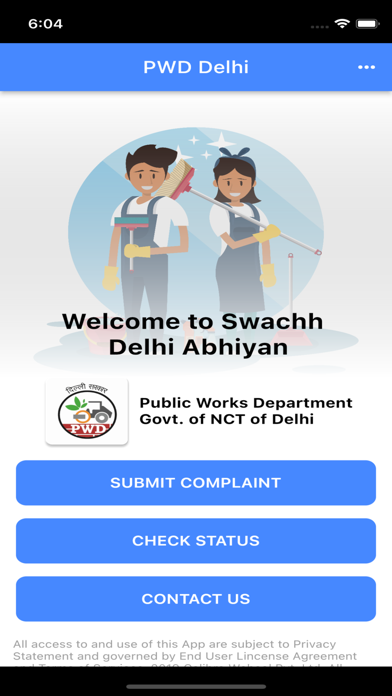 PWD Swachh Delhi Screenshot