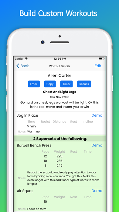 A&B Fitness Concepts Screenshot