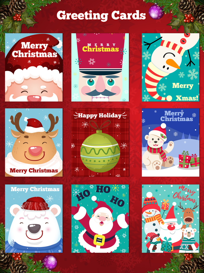 Christmas frames and stickers