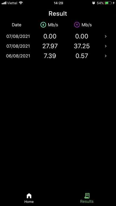Speed network Screenshot