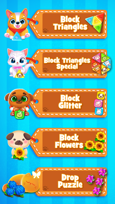 Block Puzzle Rainbow Pets Screenshot