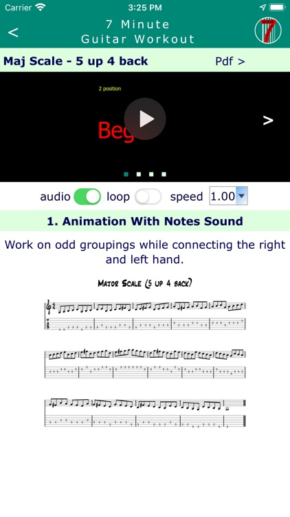 Super 7 Minute Guitar Workout screenshot-6