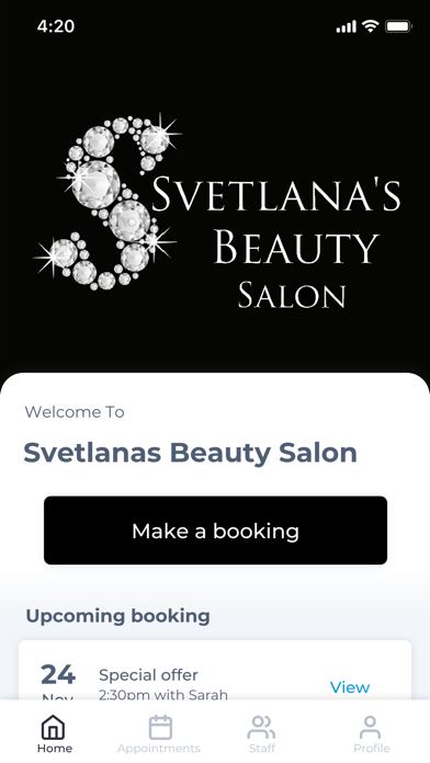 Svetlanas Beauty Salon Screenshot