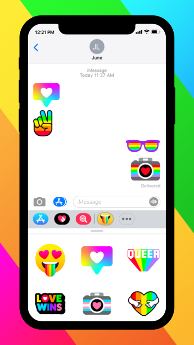 Screenshot #2 pour LGBTQ+ Pride Stickers