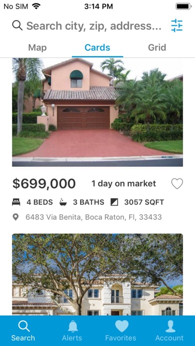 Florida Home Search Screenshot