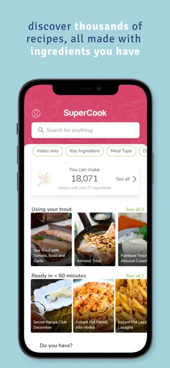 SuperCook Recipe By Ingredient: Screenshot 2 von 5