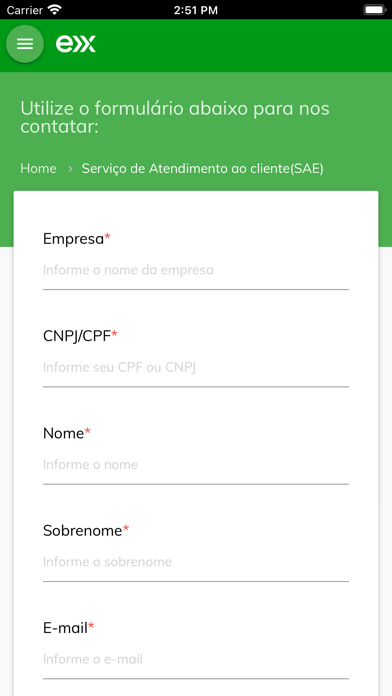 Expresso São Miguel - Cliente Screenshot