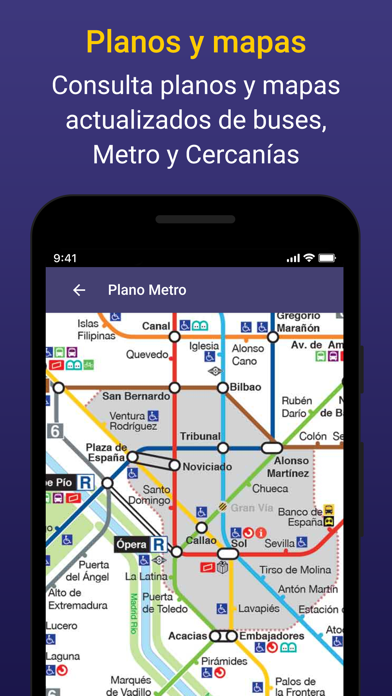 Madrid Bus Metro Cercanías Screenshot