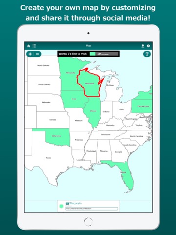 My United States Mapのおすすめ画像4