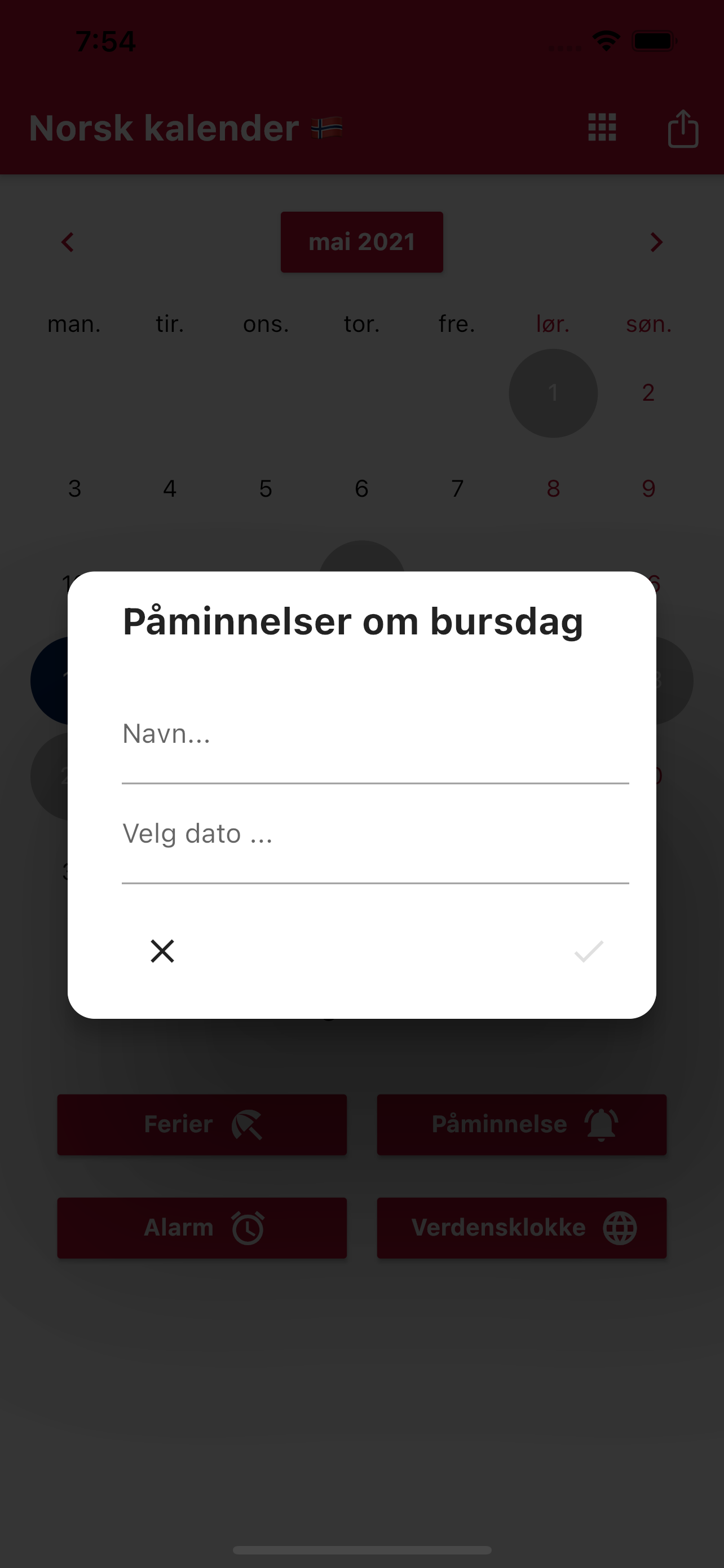 Norsk Kalender 2024