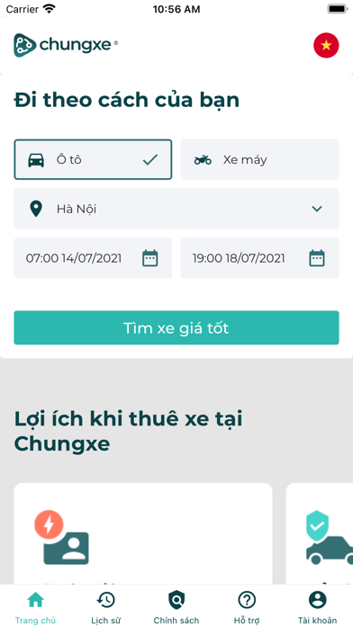ChungXe Screenshot