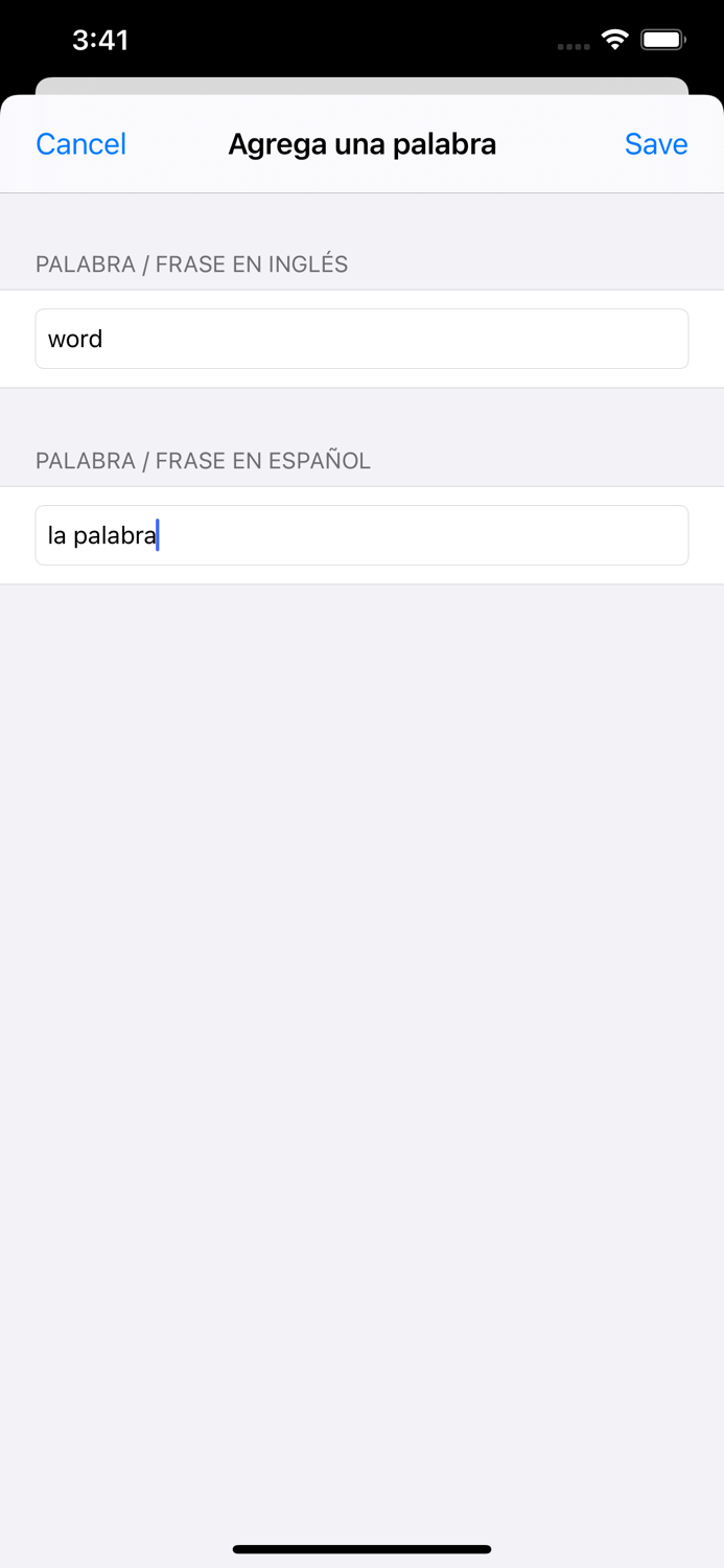 Vocabulario Inglés - Cramit