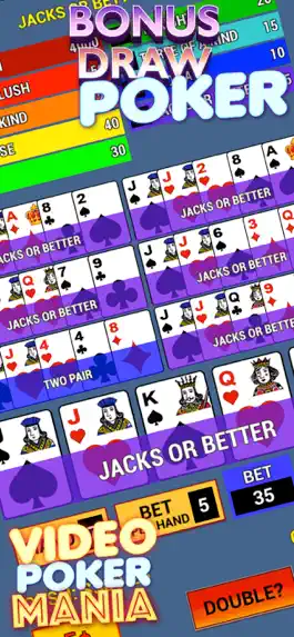 Game screenshot Video Poker Mania Classic mod apk