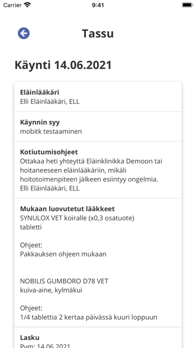 Eläinklinikka Hakametsa Screenshot