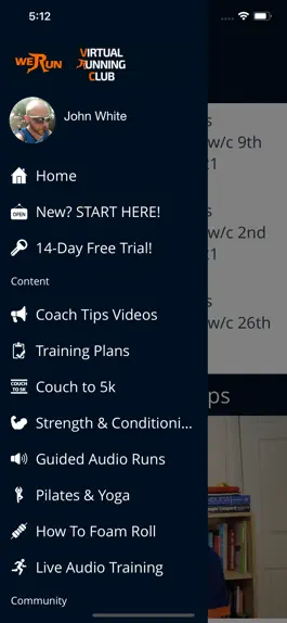Game screenshot Virtual Running Club - We Run apk