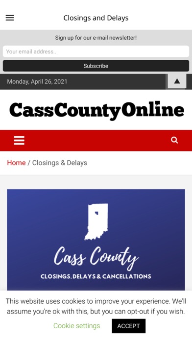 Cass County INfo Screenshot