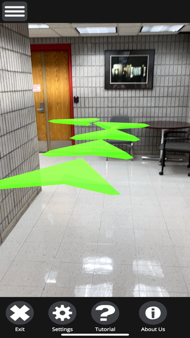 Augmented Reality Navigation Screenshot
