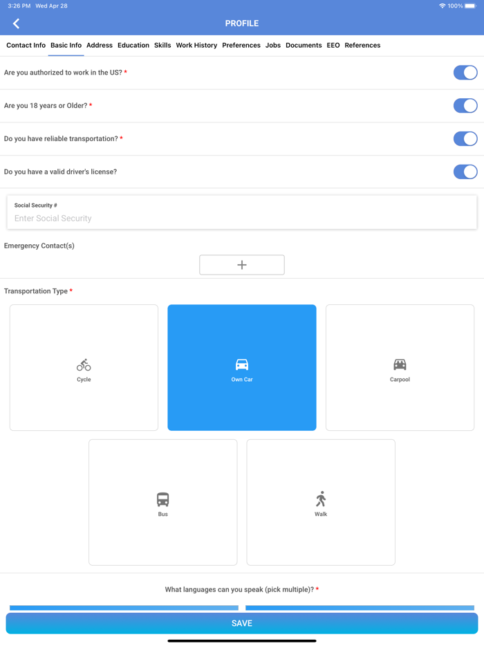 WurkNow Employee App