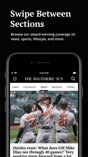 the baltimore sun iphone screenshot 1