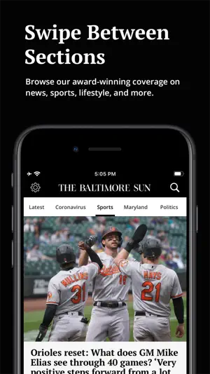 The Baltimore Sun screenshot 1