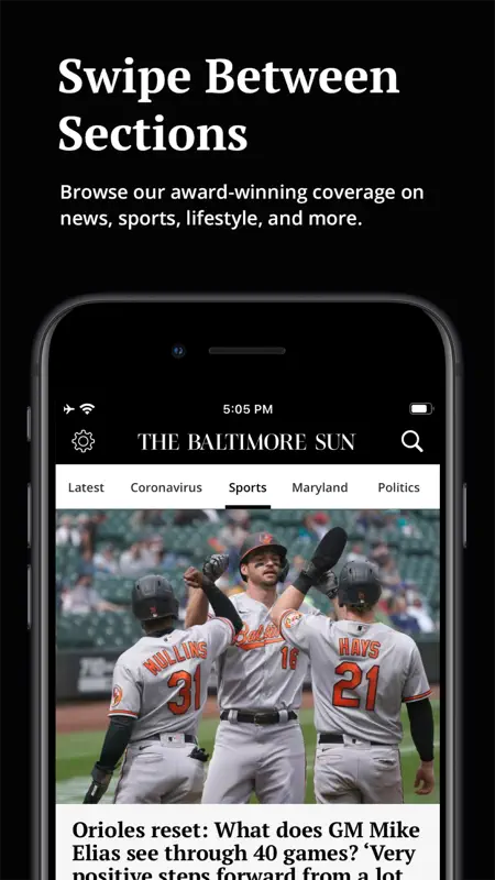The Baltimore Sun screenshot 1 of 5