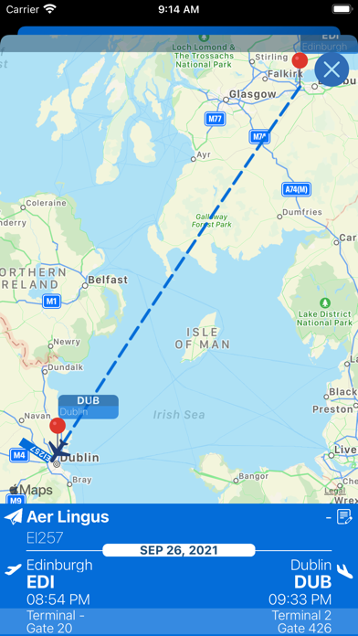Screenshot #3 pour Dublin Airport (DUB) + Radar