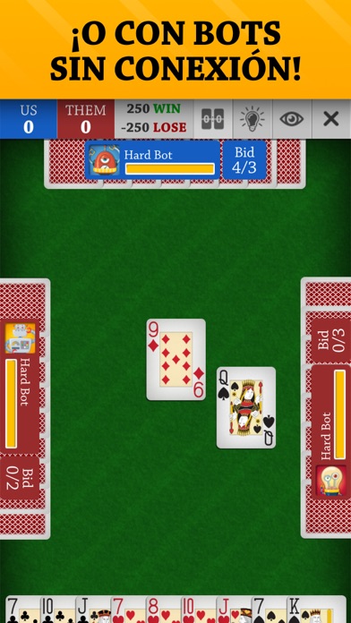 Spades En Línea Juego de Carta