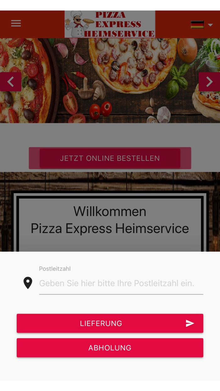 Pizza Express Heimservice