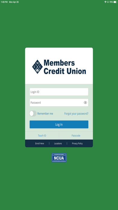 Members Credit Union Mobile Screenshot