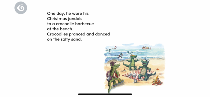 Crocodiles Christmas Jandals
